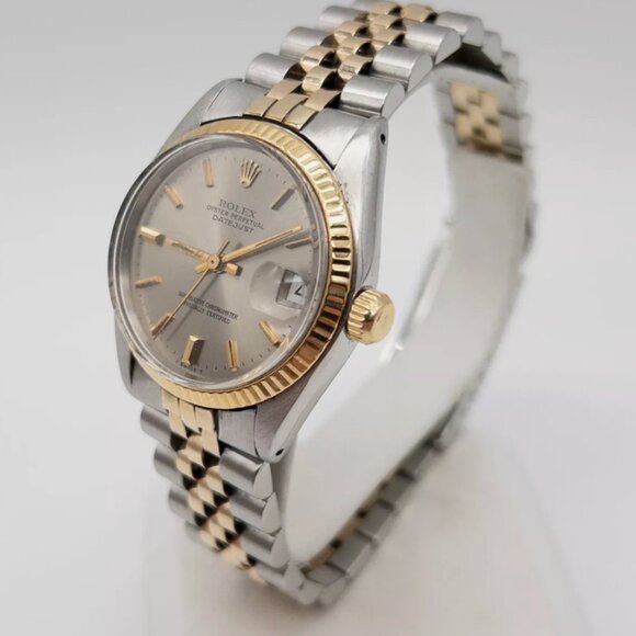 Rolex Ladies 31mm Midsize 18k SS Watch main image 5